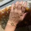 ⁦סט צמיד וטבעת שמירה והגנה מבית מיכל גרין - צבע זהב או כסוף לבחירה⁩ – תמונה ⁦6⁩
