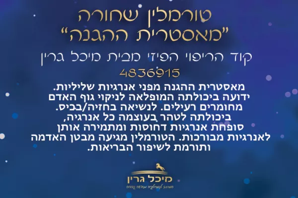 ⁦טורמלין שחורה "מאסטרית ההגנה" - לכיס/לארנק/לחזיה⁩ – תמונה ⁦3⁩