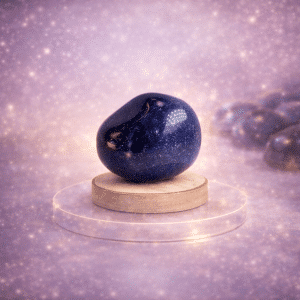 קריסטל אגת כחול לחיזוק הביטוי האישי - לארג'