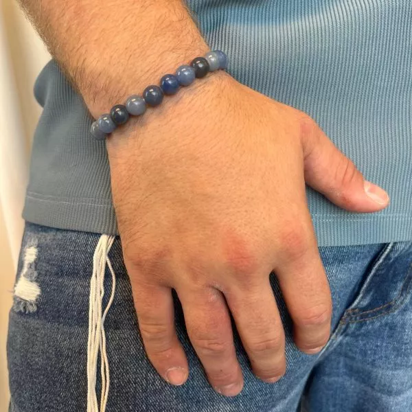 ⁦צמיד אוונטורין כחולה לאיזון פנימי⁩ – תמונה ⁦6⁩