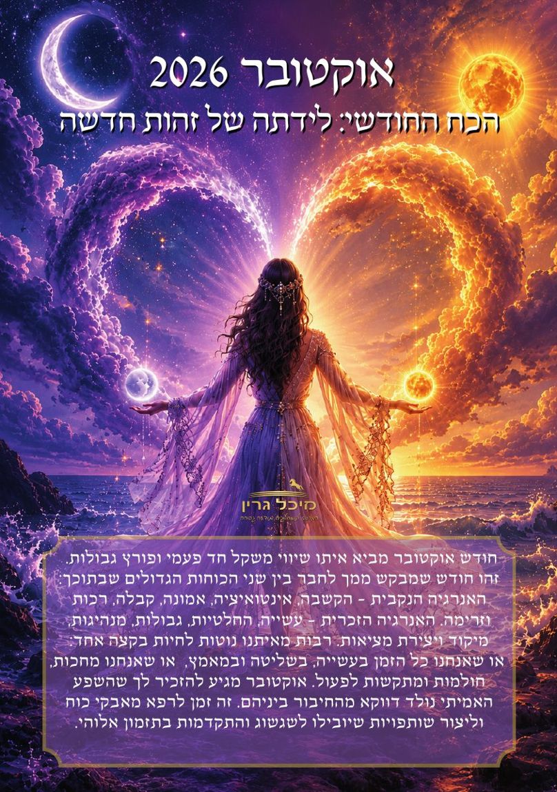 פתיחת חודש: הכוח החודשי, מתוך היומן לשם שמיים