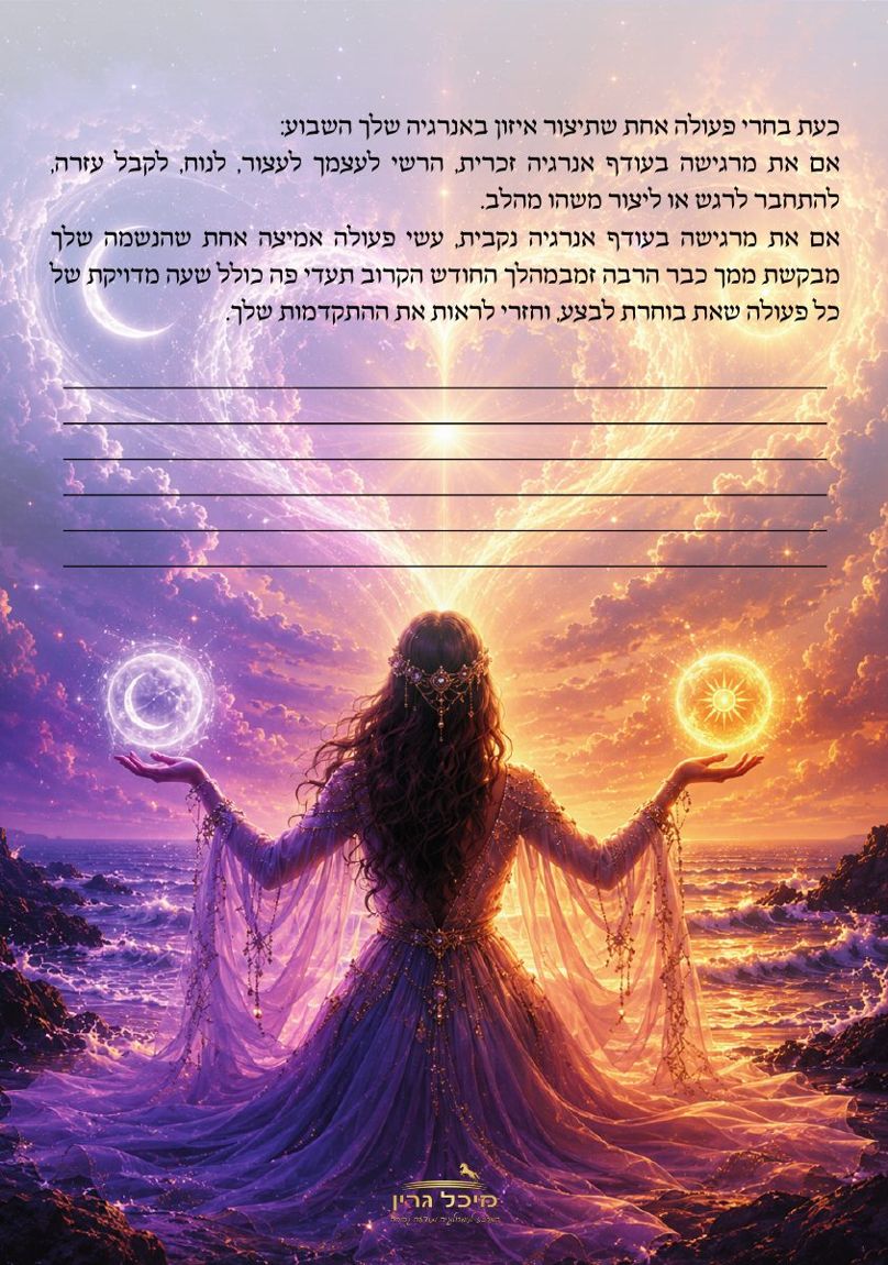 דף השראה והתבוננות, מתוך היומן לשם שמיים